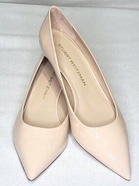 Stuart Weitzman Power 50 Kitten Heels Pump Size 40